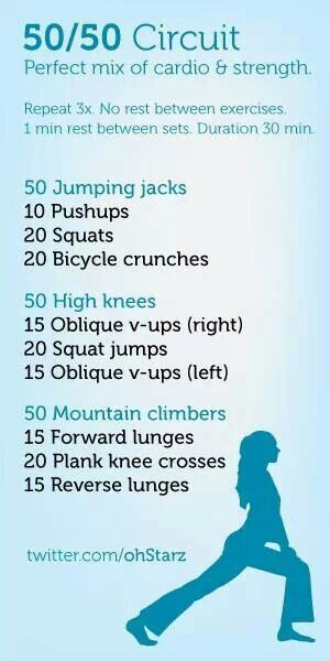 50/50 Circuit #cardio #strength #exercises Circuit Workout, Workout Ideas, Boot Camp, I Work Out, Hiit Workout, Zumba, Get In Shape, Healthy Body, Stay Fit