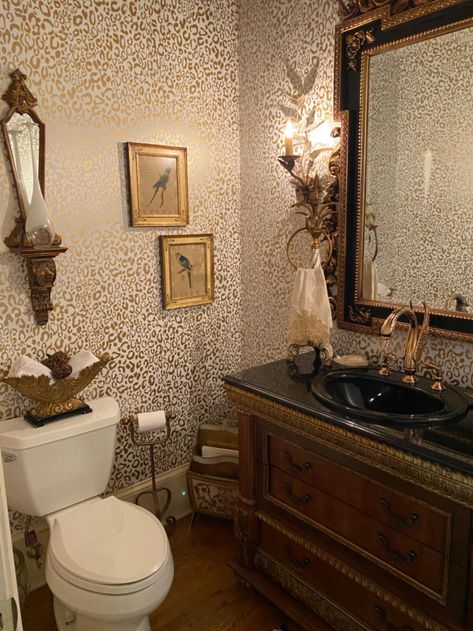 Animal Print Wallpaper Bathroom, Leopard Print Wallpaper Bathroom, Leopard Print Wallpaper Bedroom, Leopard Peel And Stick Wallpaper, Leopard Wallpaper Bedroom, Gold Leopard Wallpaper, Cheetah Print Bathroom, Gold Wallpaper Bathroom, Leopard Bathroom