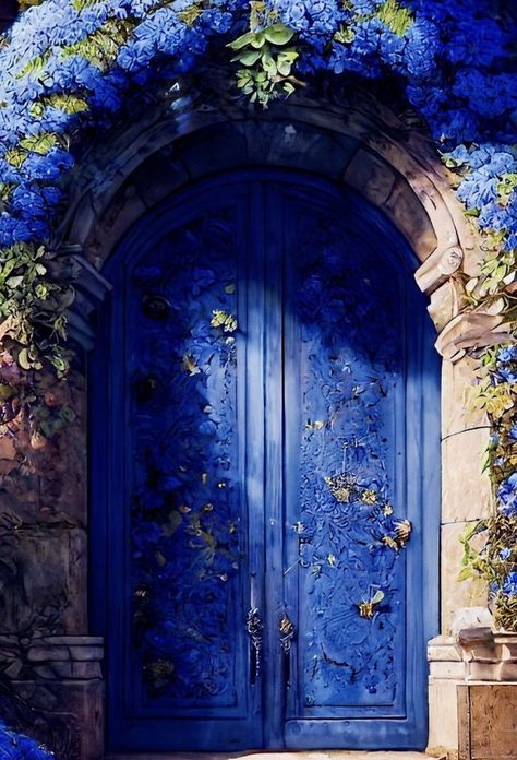 Home / X Pretty Doors Entrance, Beautiful Doors Italy, Dandelion Pictures, Parisian Doors, Castle Window, Magic Door, Baby Blue Wallpaper, Porch Flowers, Luxury Door