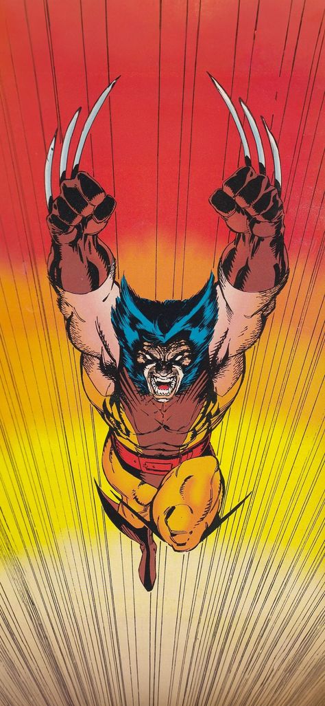 Wolverine Wallpaper, Comic Book Wallpaper, Wolverine Comic Art, Wolverine Comic, Vintage Marvel, Wolverine Art, The Wolverine, Marvel Superhero Posters, Wolverine Marvel