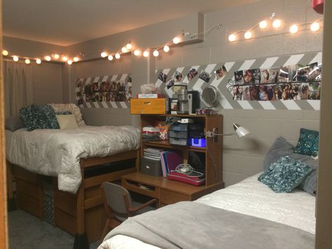 Dorm Room Ball State University Ball State University Dorm, Room References, Dorm Layout, Dorm Room Essentials List, Dorm Room Organization Diy, Dorm Room Necessities, Bohemian Bedrooms, Dorm Room Crafts, College Ready