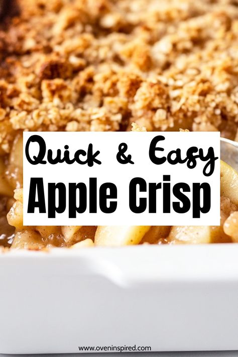 If you’re craving a cozy, nostalgic treat, this easy apple crisp recipe is just like the one my Grandma used to make. I remember how she’d let me help her in the kitchen when I was little—carefully stirring the apples and sprinkling the topping, all while sharing stories and laughter. Those moments are some of […] Crisp Topping Recipe Oats, Apple Crisp No Oats, Homemade Apple Crisp, Apple Crisp Topping, Best Apple Crisp Recipe, Easy Apple Crisp, Apple Recipes Healthy, Best Apple Crisp, Easy Apple Crisp Recipe