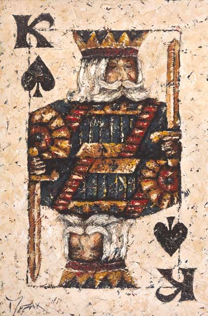 King of Spades 2010 Godard Art, Jack Of Spades, King Card, Acrylic Texture, King Of Spades, Playing Cards Art, Cool Art Drawings, Pattern Drawing, Deck Of Cards