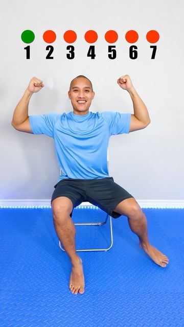 Chair Exercises For Limited Mobility, Chair Cardio, Justin Augustin, Cardiovascular Exercises, Easy Exercises, Chair Exercises, Cardio Workouts, Senior Fitness, Cardiovascular Health