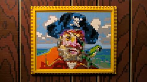 Lego Spongebob, Pirate Lego, Spongebob Theme, Big Green Monster, Tv Theme Songs, Lego Club, Green Monster, Opening Credits, Music Video Song