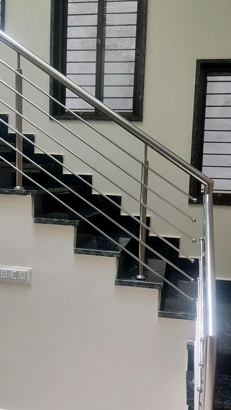 Elegant staircase design beautiful staircase ideas metal staircase design ideas decorations Steel Grill Design For Stairs, Steel Railing Design Stairways, Outdoor Stair Railing Ideas, Reling Design, Wooden Staircase Design, درابزين السلم, Stair Design Architecture, Steel Railing Design, Staircase Design Modern