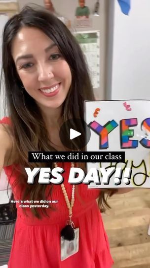 8.6K views · 37 reactions | What we did on YES DAY! 🎉🥳

Would you not have LOVED this as a kid!? 🙌🏽 My students knew I would say “yes” to as many written requests (submitted in advance) as possible. They did not get to come to school and ask for anything on actual “yes day.” The requests had already been approved or denied at that point. 

Before Yes Day, we learned about this reward and read the short book (that is also on Novel Effect, by the way!) that pairs with it. Then students wrote out requests for things we could do. I told them I would not be spending lots of money, so their choice had a much better chance of being a “yes” if it was free 😉💓

After that, I looked over their choices and made a list of what I could say yes to. I announced some of the “yes” items Wednesday so s Yes Day, One And Only Ivan, Short Books, Lots Of Money, Student Writing, Lists To Make, Tiny Humans, Say Yes, Money