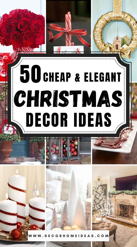 Decorating A Hall For Christmas Party, Banquet Hall Christmas Decorations, Christmas Formal Decorations, Large Christmas Vase Ideas, Chic Holiday Party Decor, Tablescape Christmas Ideas, Christmas Decor Ideas For Work Party, Easy Inexpensive Christmas Decorations, Corporate Christmas Party Table Decor