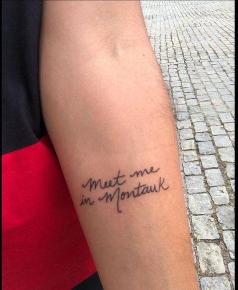 Meet Me In Montauk Tattoo, Eternal Sunshine Of The Spotless Mind Tattoo, Amelie Tattoo, Meet Me In Montauk, Aesthetic Post, Health Tattoo, Eternal Sunshine Of The Spotless Mind, Cute Tats, Movie Tattoos