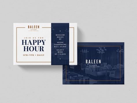 Happy Hour Postcard by carol anne solberger Luxury Postcard Design, Business Postcard Design, Postcard Design Inspiration, Kitchen Branding, Creative Postcard, Post Card Design, Kv Design, Postcard Layout, Digital Postcard