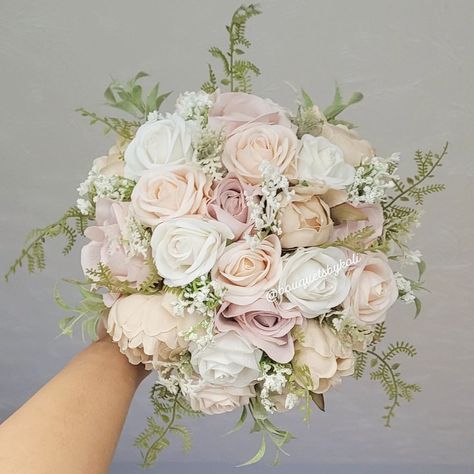 Affordable bridal bouquets on Instagram: “Pastel toned bouquet with soft green foliage __________________ DM for enquiries __________________ #bouquet #bride #bridal #bridetobe…” Bouquet Bride, Green Foliage, Bridal Bouquets, Bride Bridal, Wedding Bouquet, Bridal Bouquet, Bouquets, Floral Wreath, Pastel