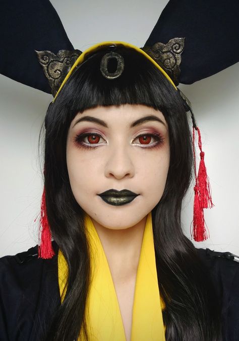 Umbreon Make-Up Look Model and MUA: Alana van den Berg Umbreon Makeup, Eevee Cosplay, Halloween 2019, Facepaint, Costume Makeup, Art Stuff, Makeup Inspo, Halloween Ideas, Body Painting