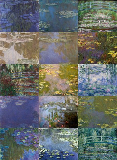 The Cultural Tutor on Twitter: "Why did Claude Monet paint the same water lilies in his garden more than 250 times? Well, for Monet, they were different every time... https://t.co/PnObQfPMnS" / Twitter Monet Paintings Waterlilies, Waterlilies Monet, Giverny Monet, Hotel Window, Japanese Bridge, Academic Art, Monet Paintings, Camille Pissarro, Impressionism Art