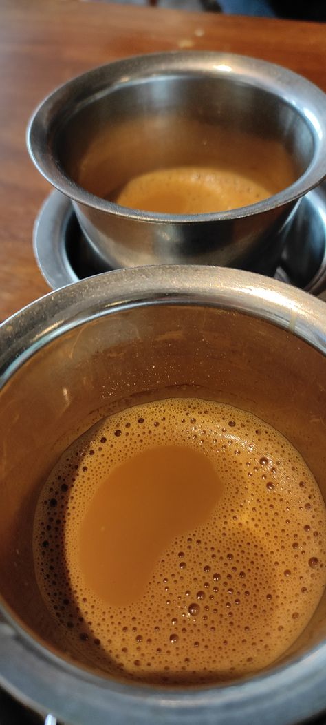 Filter Coffee Aesthetic, Filter Coffee Photography, Filter Coffee Indian, South Indian Coffee, South Indian Aesthetic, South Indian Filter Coffee, Chai Lover, Indian Coffee, Blue Sky Wallpaper