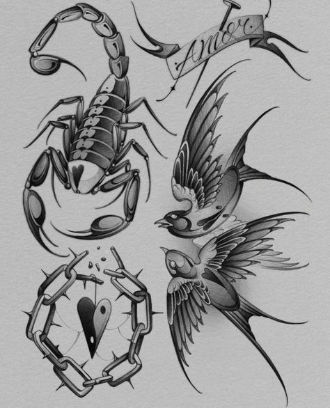 Tattoo Art Reference, Black Sketch Tattoo, Stipple Realism Tattoo, Neo Trad Tattoo Design Black And Grey, Black Work Flash, Tattoo Profolio, Black Work Tattoo Flash, Skull And Wings Tattoo, Neo Traditional Tattoo Design Sketches