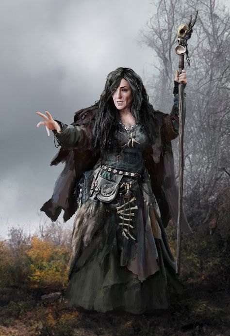 ArtStation - Witch Warlock Costume, Viking Witch, Medieval Witch, Shaman Woman, Viking Cosplay, Vampire Masquerade, Autumn Witch, Witch Cosplay, Models To Draw