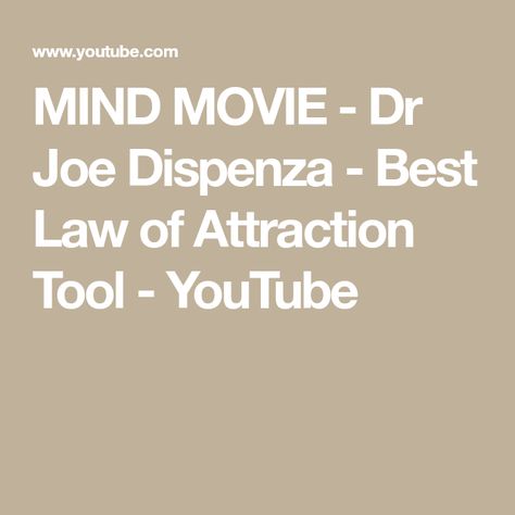 Mind Movie, Jessica Jane, Vr Device, Joe Dispenza, Brain Waves, Quantum Physics, Change Your Mindset, Universal Pictures, Reading Recommendations