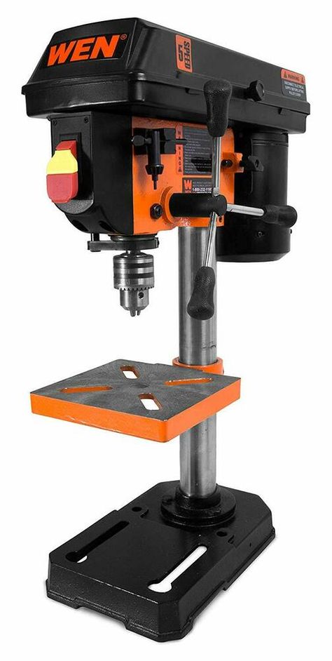 WEN 4208 5 Speed Drill Press #WEN Drill Press Table, Speed Drills, Drill Presses, Key Storage, Bottle Lamp, Drill Press, Bottle Lights, Work Table, Power Drill