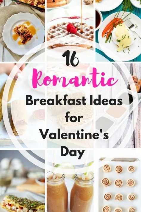 We love these 16 romantic Valentine's Day breakfast ideas - perfect for HIM or HER. Surprise the one you love with a romantic breakfast in bed for Valentine's Day! Romantic Breakfast Ideas, French Entrees, Entrees Dinner, French Breakfast Recipes, Gourmet Brunch, Anniversary Breakfast, Easy Irish Recipes, Romantic Brunch, Breakfast Casserole With Biscuits