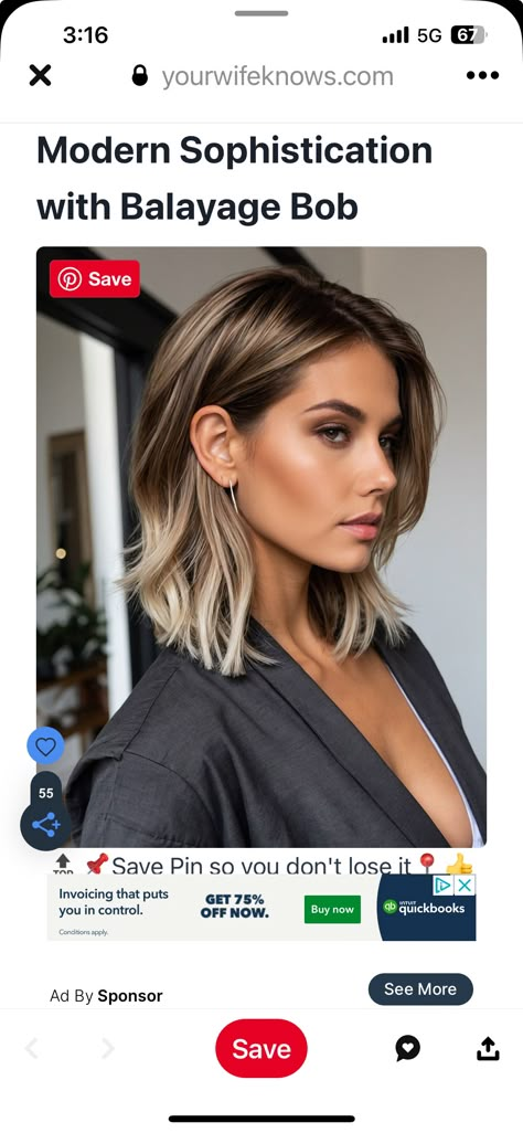 Fall Lob Hairstyles, New Hair Cut Style, Blonde Highlights Short Hair, Darker Hair, Short Hair Highlights, Angled Bob Hairstyles, Blonde Bob Hairstyles, Balayage Hair Dark, Dirty Blonde Hair