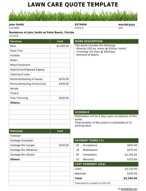 Editable 13 Lawn Care Proposal Template Template Invitations Lawn Care Business Proposal Template Excel Lawn Care Business Templates, Small Lawn Care Business, Lawn Care Price List, Lawn Business Ideas, Landscaping Business Ideas, Creative Outdoor Seating, Garden Balcony Design, Lawn Design Ideas, Balcony Hanging Plants