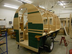 Vardo Wagon, Slide In Truck Campers, Rococo Furniture, Plunge Router, Caravan Makeover, Wooden Boat Building, Trailer Ideas, Shepherds Hut, Micro House