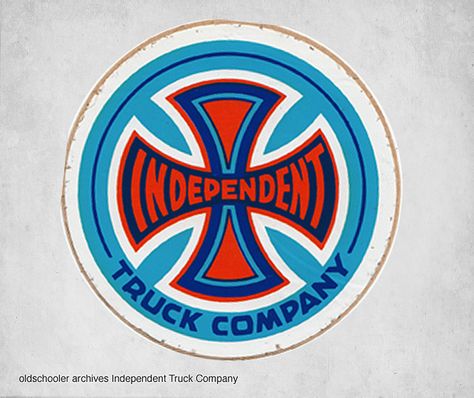 Independent Trucks Sticker Trucks Wallpaper, Santa Cruz Stickers, Independent Truck Company, Dope Wallpaper, Independent Trucks, Truck Company, Leather Front Pocket Wallet, Skateboard Logo, Skate Stickers