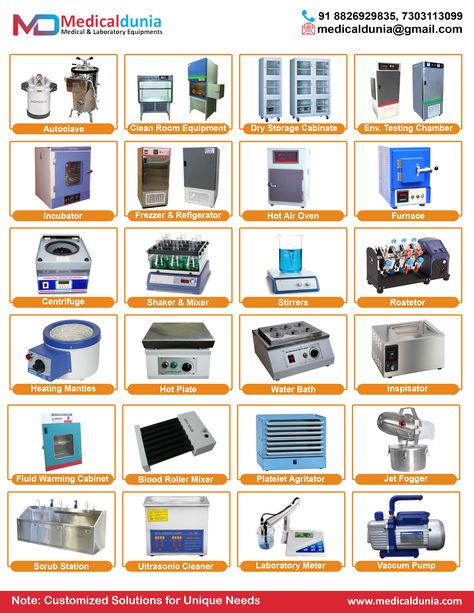 Medicaldunia is India’s Most Reputed Manufacturer & Supplier of Medical Equipment, Laboratory Equipment, Hospital Furniture & Instrument. The company's head office is located in Delhi, India. We believe in providing quality of highest level. We have faith in giving nature of most elevated level. Clinical Pathology Laboratory, Medical Lab Equipment, Medical Labrotary, Hospital Equipment Medical, Science Lab Decorations, Chemistry Lab Equipment, Laboratory Techniques, Medical Laboratory Technician, Microbiology Lab