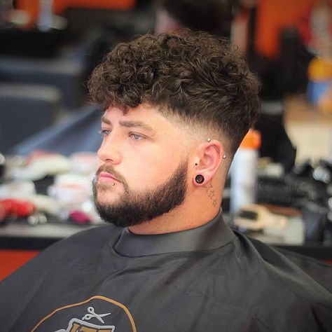 awesome 25 Classy Haircuts for "Fat" Faces - Find Your Perfect One Mens Undercut Curly Hair, Men Long Hairstyles Curly Undercut, Curly Hair Men Haircut Undercut, Men’s Curly Hair Undercut, Curly Hair Undercut Men, Undercut Designs Men, Haircut For Fat Face, Fat Face Haircuts, Mens Hairstyles Curly