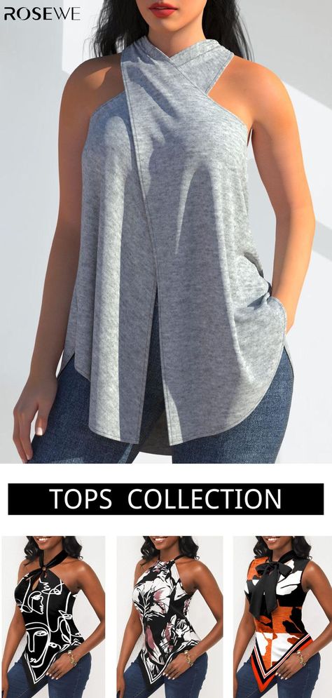 Shop for trendy fashion style top for women online at ROSEWE with affordable prices.Down to 16.99!!! Silk Kurti Designs, Pretty Clothing, Colorful Tops, Makeup Fails, Beautiful Tops, 2022 Style, Everyday Casual Outfits, Basic Wardrobe, Latest Jeans