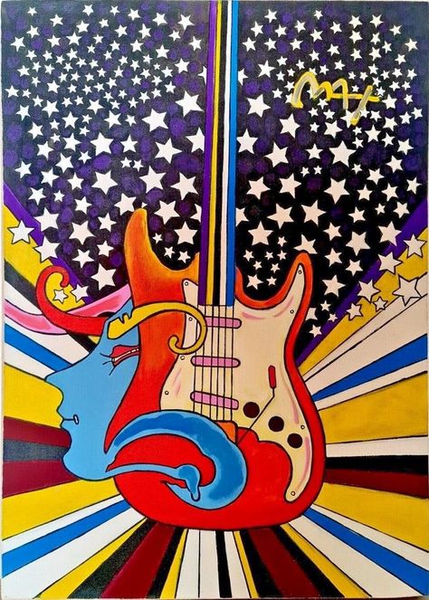 Peter Max Art, Flower Power Art, Peter Max, Art Deco Illustration, Hippie Art, Marker Art, Concert Posters, Line Art Drawings, Retro Art