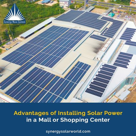 Why Should You Install Solar Power Systems In Shopping Centers? Installing solar panels on the roof of a shopping mall or big-box retail facility is a smart move! Not only do these buildings have large, flat roofs that are perfect for solar panels, but they also typically receive plenty of sunlight. As a result, you can gain serious competitive advantages over competitors using top-quality solar products in India, save on electricity bills, and can get a quick return on your investments. Here ar Solar Products, Solar Panel System, Solar Panel Installation, Solar Power System, Electricity Bill, Flat Roof, The Roof, Solar Panel, Shopping Mall