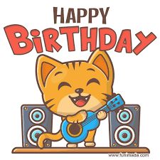 Guitar Cat GIF. Cute Cat Playing Guitar & Singing Happy Birthday Song. — Download on Funimada.com Cat Singing Happy Birthday, Happy Birthday Grandson Images, Guitar Cards, Happy Birthday Song Download, Singing Guitar, Birthday Gif Images, Birthday Animated Gif, Happy Birthday Funny Cats, Cat Singing