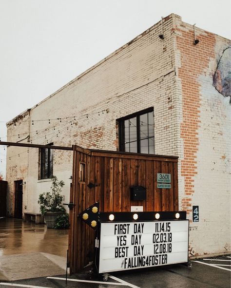 Browse our selection of vintage marquee sign rentals for events and weddings in Dallas and beyond. Outdoor Wedding Signs, Wedding Sign Ideas, Vintage Marquee Sign, Vintage Marquee, Rental Business, Warehouse Wedding, Marquee Sign, Rustic Wedding Venues, Creative Event