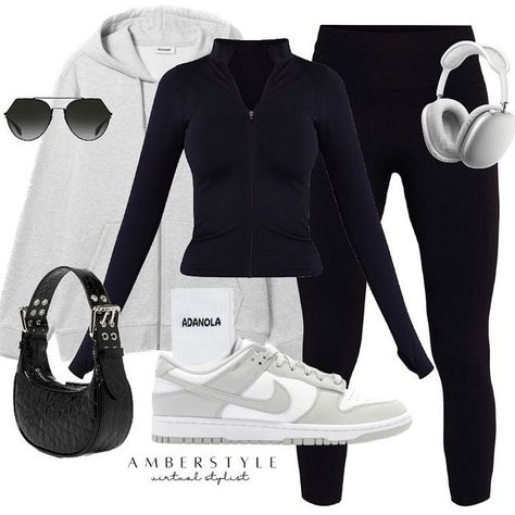 AMBERSTYLE on Instagram: "@prettylittlething activewear for everyday wear 🏃🏻‍♀️🌤️💛" Gymwear Outfits, Fitness Wear Outfits, Cute Gym Outfits, Tennis Fashion, Cute Lazy Day Outfits, Swag Outfits For Girls, Clothes Pictures, February 13, Cute Comfy Outfits