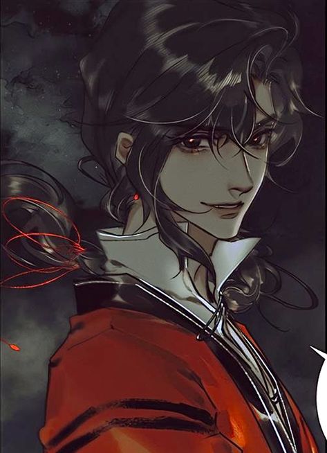 heaven official’s blessing manhua characters; hua cheng Hue Cheng, Hua Cheng, Fox Art, Heaven's Official Blessing, Handsome Anime Guys, Cute Anime Guys, Manhwa Manga, Me Me Me Anime, Asian Art