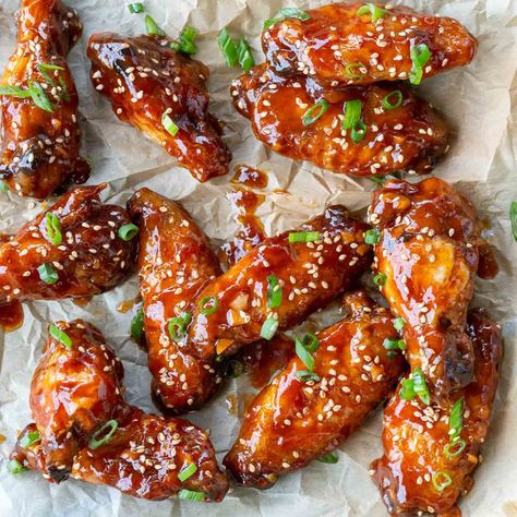 General Tso Sauce, General Tso's Chicken, Chinese Spices, Tso Chicken, Baked Wings, Chinese Stir Fry, General Tso Chicken, Chicken Wings Recipe, Gluten Free Appetizers