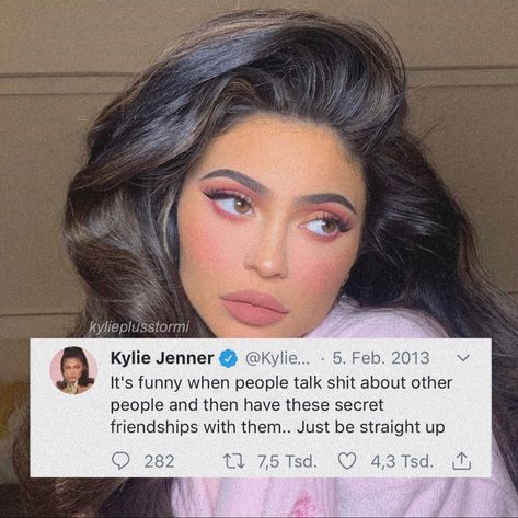 Kylie Quotes, Kylie Jenner Quotes, Kylie Jenner Tweets, Kylie Jenner Blonde, Quotes Sassy, Bad Quotes, Kylie Jenner Look, Gangsta Quotes, Bad Girl Quotes