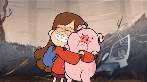 Gravity Falls Mabel And Waddles, Mabel Pines And Waddles, Waddles And Mabel, Mabel And Waddles, Gravity Falls Journal, Gravity Falls Dipper, Gravity Falls Funny, Dipper And Mabel, Mabel Pines