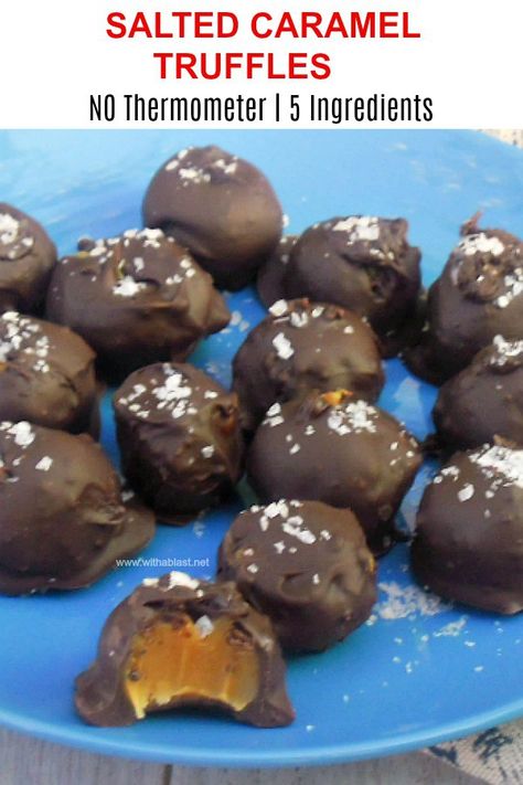 Truffles Made With Condensed Milk, Sea Salt Caramel Truffles, Truffle Filling Recipes, Truffles With Condensed Milk, Condensed Milk Truffles, Pecan Truffles, Salted Caramel Truffles, Caramel Truffles, Brownie Vegan