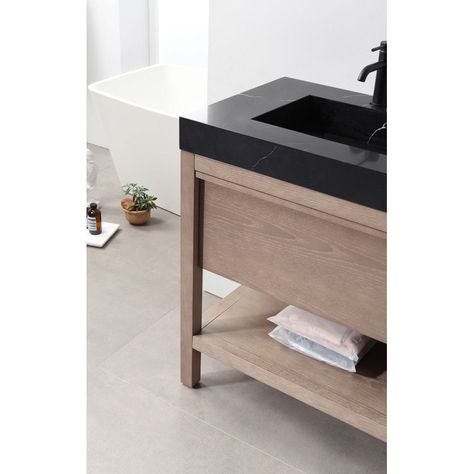 AllModern Estela 35.5'' Free Standing Single Bathroom Vanity with Quartz Top & Reviews | Wayfair Powder Room Vanity, 36 Bathroom Vanity, Luxury Experience, Quartz Countertop, Double Vanity Bathroom, Double Sink Bathroom, Double Sink Bathroom Vanity, Wood Pattern, Double Bathroom Vanity