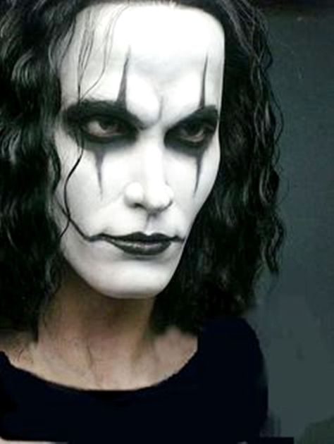 The Crow, Makeup, White, Black, Make Up