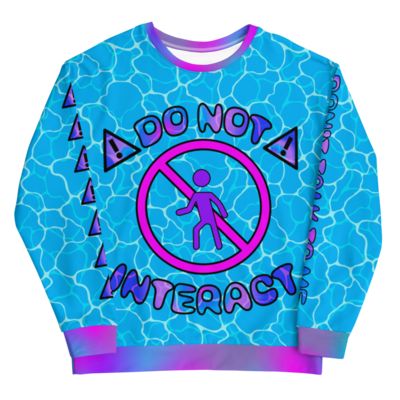 vaporwave do not interact sweater · Toxic Raver Party Favor · Online Store Powered by Storenvy Yami Kawaii Outfit, Vaporwave Fashion, Vaporwave Clothing, Concept Clothing, Indie Outfits, Kawaii Clothes, Really Cute Outfits, Unisex Style