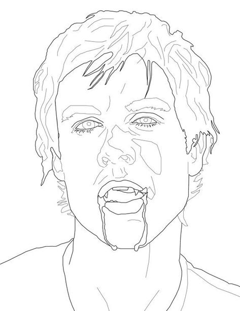 Vampire Diaries Coloring Pages, Drawing Vampire Diaries, Ian Smolderhalder, Drawing Vampire, Book Doodles, Chris Wood Vampire Diaries, Vampire Drawings, Vampire Diaries Wallpaper, Vampire Diaries Damon