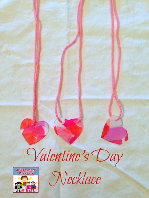 Valentine necklace craft Catholic Kids Crafts, Straw Valentine, Valentines Diy Kids, Valentine Necklace, Craft Easter, Straw Crafts, Class Valentines, Valentine's Day Party, Catholic Kids