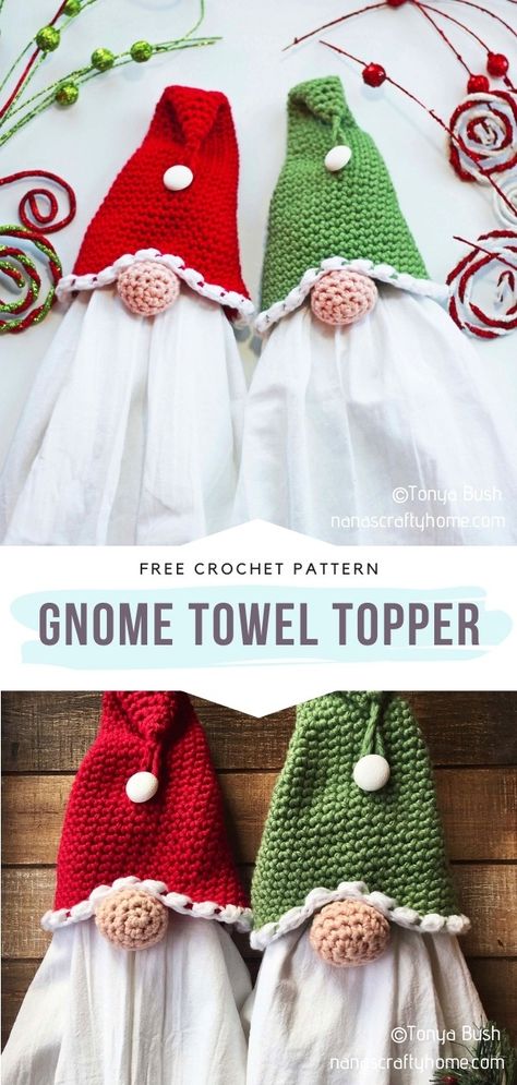 Jolly Kitchen Towel Ideas and Free Crochet Patterns