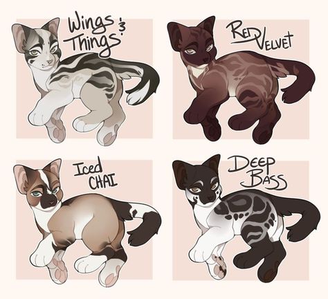 Warrior Cats Adopts, Warrior Cats Adoptables, Oc Adopts, Cats Reference, Cats Art Drawing, Wcue Morph, Adopt Idea, Cat Skin, Warrior Cats Fan Art