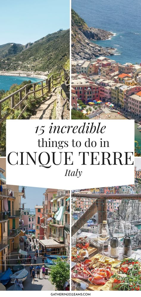 Looking for things to do in Cinque Terre Italy to plan your trip? Look no further. Cinque Terre is a small coastal area of Northern Italy, made of 5 colorful villages. And here I will share everything you need to know before you go #italytravel #travelinspiration #travelguides #traveldestinations #cinqueterre #springbreak Italy Trip Planning, Italy Honeymoon, Cinque Terre Italy, Amalfi Coast Italy, Places In Italy, Italy Tours, Italy Travel Tips, Italy Travel Guide, Visit Italy