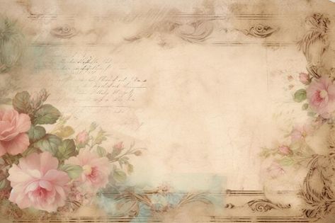 Vintage Ppt Background, Vintage Paper Border, Vintage Powerpoint, Performance Task, Writing Paper Template, Background For Powerpoint Presentation, Vintage Floral Backgrounds, Vintage Writing, Slide Background