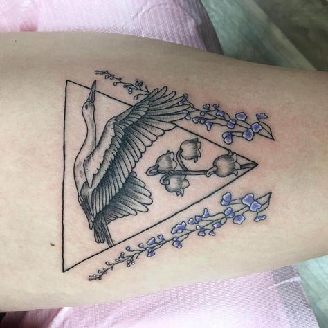 Surrogacy Tattoo, Leg Tattoos, Triangle Tattoo, Geometric Tattoo, Tatting, Tattoos